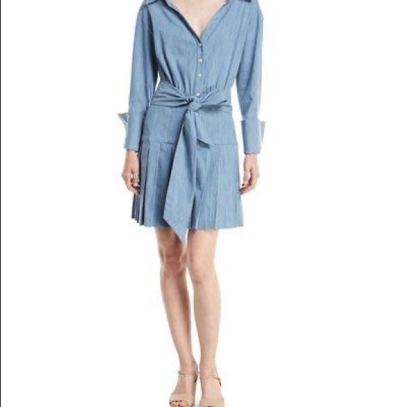 Alice + Olivia Denim Amanda Work/Office Dress - Picture 4 of 5